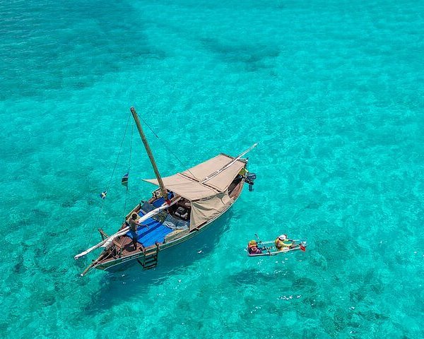 Snorkeling with Dolphins Sandbank in Mnemba Island